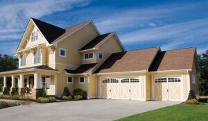 clopay grand harbor collection steel frame carriage house style garage doors
